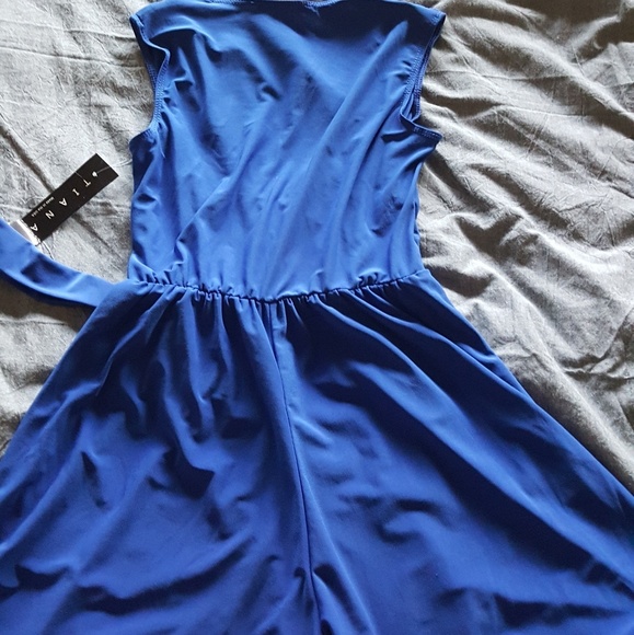 Tirana B. Royal blue short romper - Picture 2 of 6